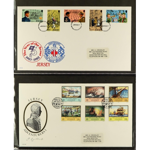 1533 - GB.ISLANDS JERSEY 1973 - 2005 COLLECTIONS comprising of a highly complete 1973-90 used collection in... 