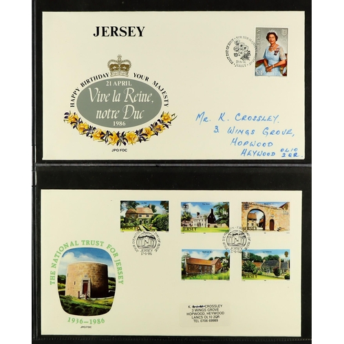 1533 - GB.ISLANDS JERSEY 1973 - 2005 COLLECTIONS comprising of a highly complete 1973-90 used collection in... 