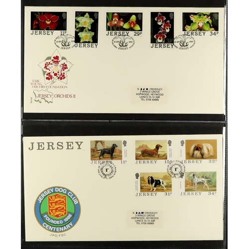 1533 - GB.ISLANDS JERSEY 1973 - 2005 COLLECTIONS comprising of a highly complete 1973-90 used collection in... 