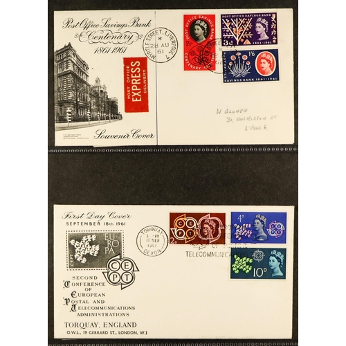 1537 - GB.FIRST DAY COVERS 1953 - 2000 COLLECTION IN BINDERS. Chiefly Royal Mail but includes other. Many u... 