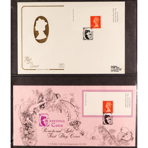 1537 - GB.FIRST DAY COVERS 1953 - 2000 COLLECTION IN BINDERS. Chiefly Royal Mail but includes other. Many u... 