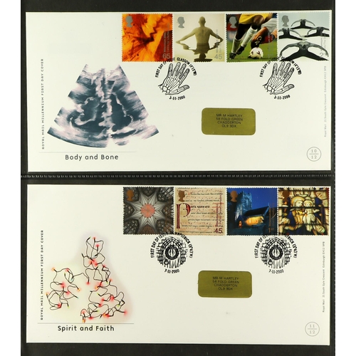 1542 - GB.FIRST DAY COVERS 1967 - 2003 COLLECTION which consists of covers in binders and loose. Some dupli... 