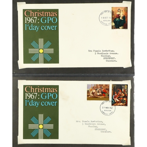 1542 - GB.FIRST DAY COVERS 1967 - 2003 COLLECTION which consists of covers in binders and loose. Some dupli... 