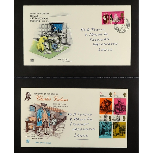 1543 - GB.FIRST DAY COVERS 1967 - 2017 COLLECTION housed in dedicated albums which are in very fine conditi... 