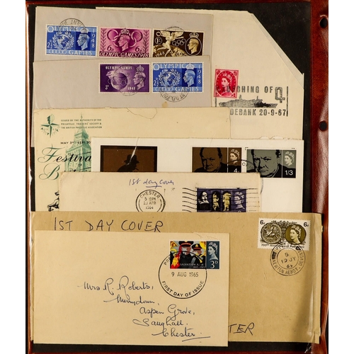 1546 - GB.FIRST DAY COVERS 1971 - 2010 COLLECTION if five dedicated binders. A few earlier covers. (+/- 380... 