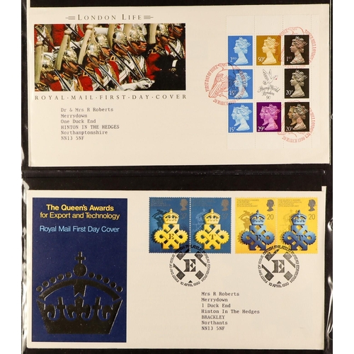 1546 - GB.FIRST DAY COVERS 1971 - 2010 COLLECTION if five dedicated binders. A few earlier covers. (+/- 380... 