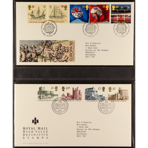 1546 - GB.FIRST DAY COVERS 1971 - 2010 COLLECTION if five dedicated binders. A few earlier covers. (+/- 380... 