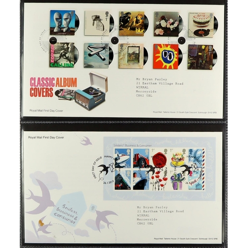 1547 - GB.FIRST DAY COVERS 1971 - 2011 COLLECTION which are mainly Royal Mail issues. Includes 3 coin cover... 