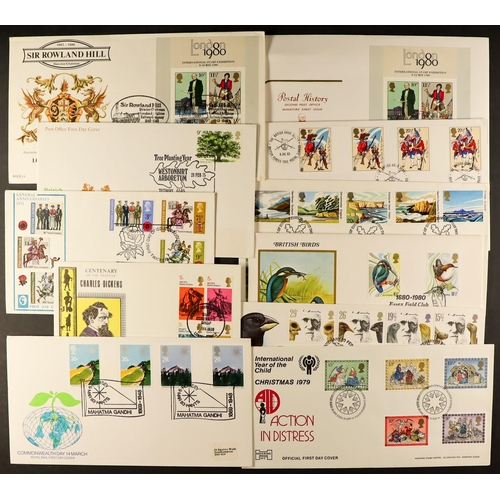 1548 - GB.FIRST DAY COVERS BALANCE BOX of 1960's - 2000's first day covers, typed or hand addressed, chiefl... 