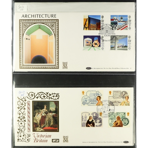 1549 - GB.FIRST DAY COVERS BENHAM GOLD 500 COVERS 1988 - 1991 collection of 44 covers (between #'s 02 - 60)... 