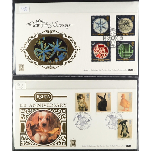 1549 - GB.FIRST DAY COVERS BENHAM GOLD 500 COVERS 1988 - 1991 collection of 44 covers (between #'s 02 - 60)... 