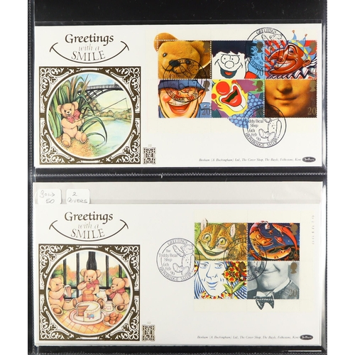 1549 - GB.FIRST DAY COVERS BENHAM GOLD 500 COVERS 1988 - 1991 collection of 44 covers (between #'s 02 - 60)... 