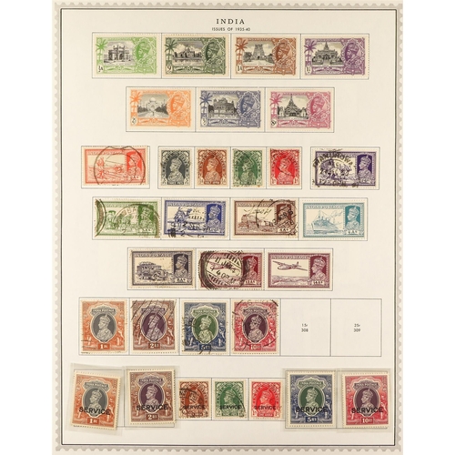 28 - LARGE COMMONWEALTH COLLECTION A vast album with printed pages for GB and Offices, then from Aden and... 