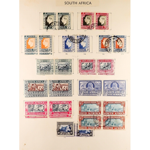 41 - COMMONWEALTH - MOSTLY BRITISH AFRICA collection in four springback albums, 19th Century to earlier Q... 