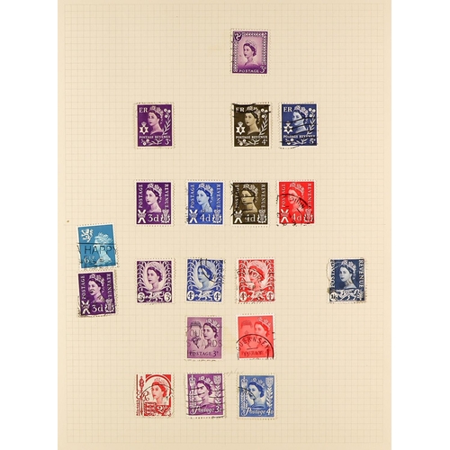 54 - WORLD IN A CARTON incl. much in glassines, Great Britain incl. 1959 4½d Phosphor Graphite strip of f... 