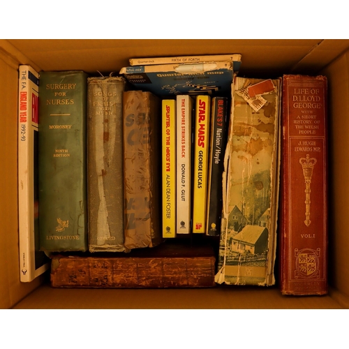 7 - BOX OF BOOKS. Includes 'Memoirs of Lady Hamilton (Colburn, London 1815), Everyman Dickens' novels (x... 