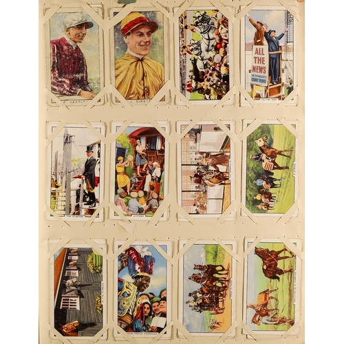 13 - CIGARETTE / TRADE CARDS IN VARIOUS ALBUMS. A range of topics which includes Sports, Military, and Sc... 