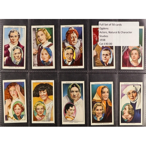 14 - CIGARETTE / TRADE CARDS -  COMPLETE SETS in album. Includes Carreras 'Figures of Fiction, Ogden's 'A... 