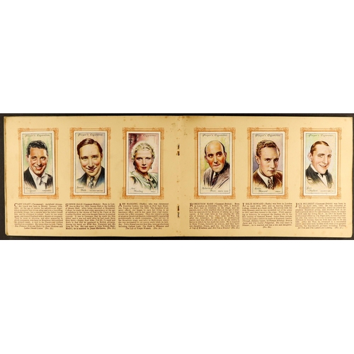 18 - CIGARETTE CARDS BY JOHN PLAYER in albums. Includes Motor Cars 1st series (x3), 2nd series, Film Star... 