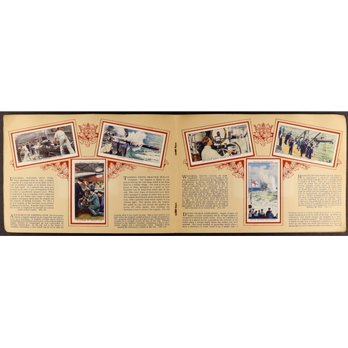 19 - CIGARETTE CARDS BY WILLS in albums. Includes Railway Engines, Life in the Royal Navy, Safety First, ... 