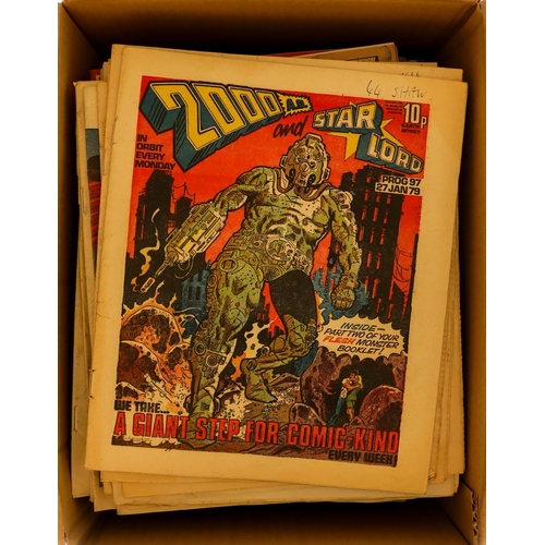 23 - COMICS - 2000 AD FEATURING JUDGE DREDD. Comprises of '2000 AD Featuring Judge Dredd', 1978-1991. Mai... 