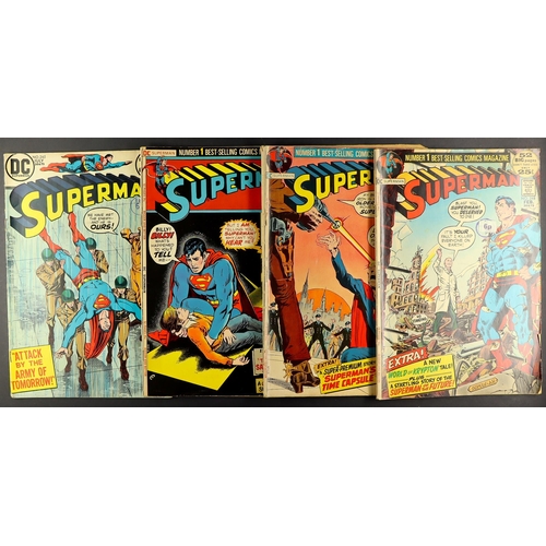 26 - DC COMICS - SUPERMAN 1966 - 1986. Approximately 240 issues, mainly the 300 numbers but some early an... 