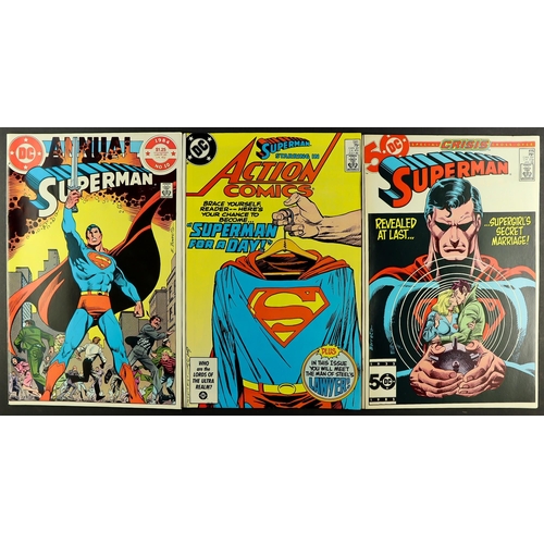 26 - DC COMICS - SUPERMAN 1966 - 1986. Approximately 240 issues, mainly the 300 numbers but some early an... 