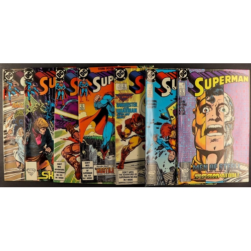 27 - DC COMICS - SUPERMAN 1987 - 1990. Comprises of issue 1-11, (#4 - first appearance of Bloodsport and ... 