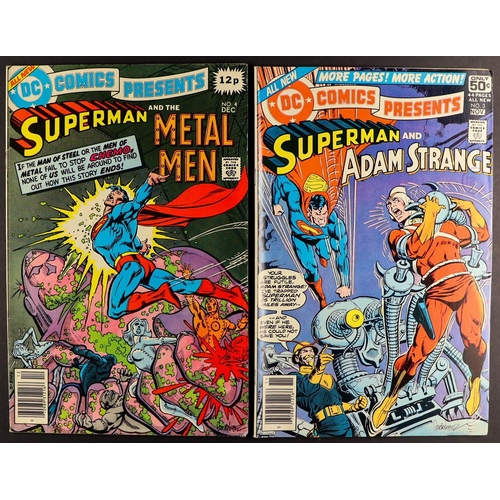 29 - DC COMICS - SUPERMAN AND..... Various adversaries. Near complete. Comprises of 1-10, 12-19, 21-82, 8... 