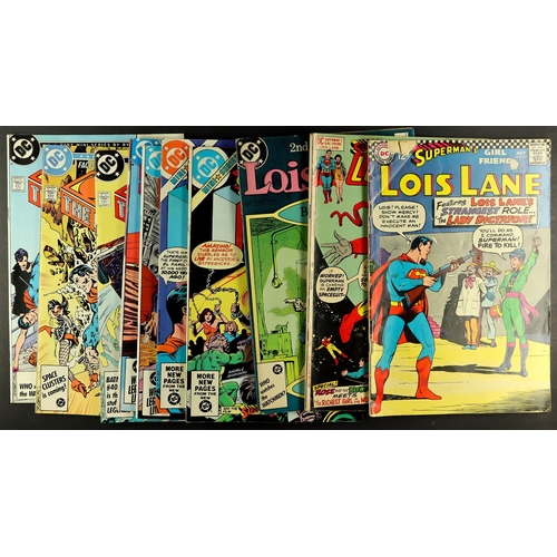 30 - DC COMICS - LOIS LANE 1960s - 70s AND 1ST ISSUE SUPERMAN RELATED. 'Lois Lane' issues 70 (Catwoman), ... 