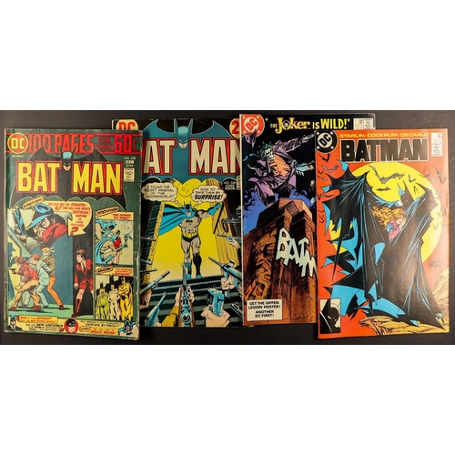 32 - DC COMICS - BATMAN 1967 - 1990. Approximately 165 issues which include issues 249, 250, 252, 259, 36... 