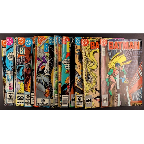 32 - DC COMICS - BATMAN 1967 - 1990. Approximately 165 issues which include issues 249, 250, 252, 259, 36... 