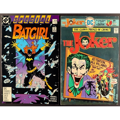 33 - DC COMICS - BATMAN, BATGIRL AND THE JOKER. Comprises of 'The Joker' (1-3, 1975), 'Batgirl Special' (... 