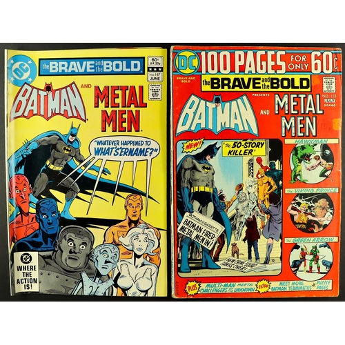 34 - DC COMICS - BATMAN - THE BRAVE AND THE BOLD 1967 - 1983. Approximately 62 issues ranging from 75-200... 