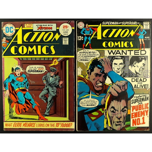 35 - DC COMICS - ACTION COMICS WEEKLY 1963 - 1990 featuring Superman. Approximately 155 issues from 301 -... 