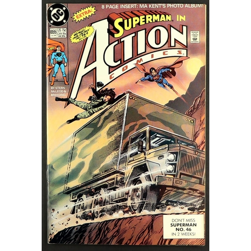 35 - DC COMICS - ACTION COMICS WEEKLY 1963 - 1990 featuring Superman. Approximately 155 issues from 301 -... 