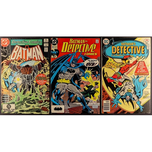 36 - DC COMICS - DETECTIVE COMICS 1976 - 1990 featuring Batman. Approximately 130 issues from 466 - 622. ... 