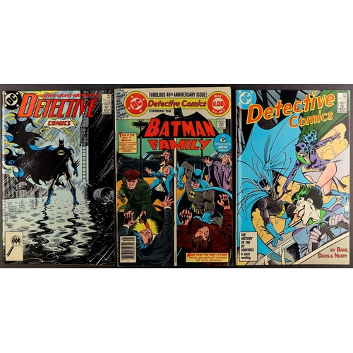 36 - DC COMICS - DETECTIVE COMICS 1976 - 1990 featuring Batman. Approximately 130 issues from 466 - 622. ... 