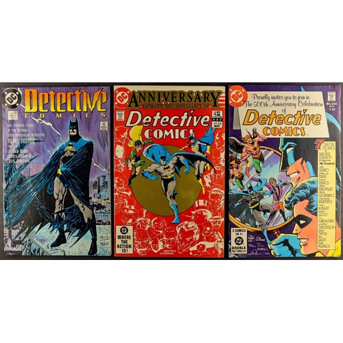 36 - DC COMICS - DETECTIVE COMICS 1976 - 1990 featuring Batman. Approximately 130 issues from 466 - 622. ... 