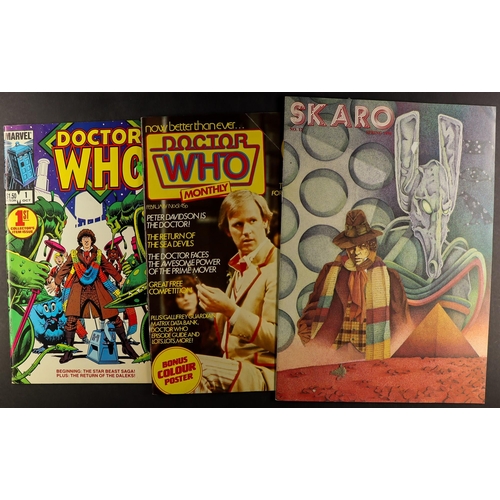 43 - DR WHO  - MAGAZINE RANGE. A variety of magazines, fanzines, comic books and other ephemera. Includes... 