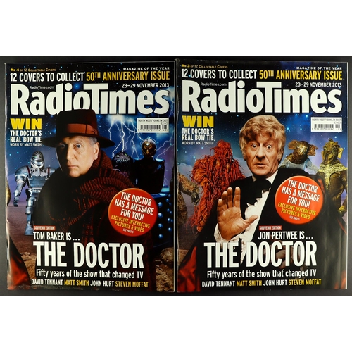 44 - DR WHO  - RADIO TIMES COVERS COLLECTION. The complete set of 12 covers for the 50th Anniversary (201... 