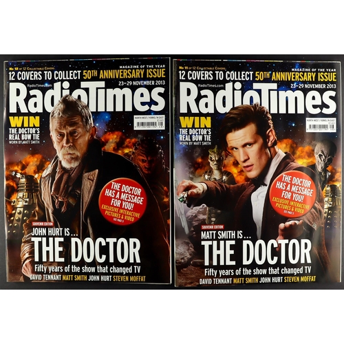 44 - DR WHO  - RADIO TIMES COVERS COLLECTION. The complete set of 12 covers for the 50th Anniversary (201... 