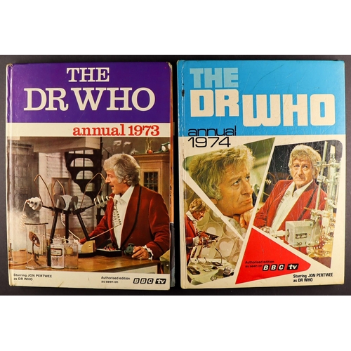 50 - DR WHO - ANNUALS 1968 - 2020. Comprising of 1968, 1969, 1973, 1974, 1977, 1978, 1981, 1983, 1984, 19... 