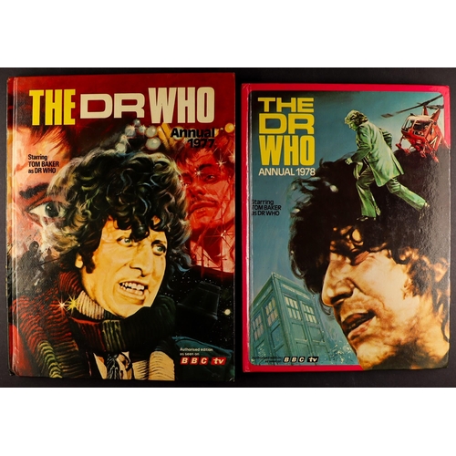 50 - DR WHO - ANNUALS 1968 - 2020. Comprising of 1968, 1969, 1973, 1974, 1977, 1978, 1981, 1983, 1984, 19... 