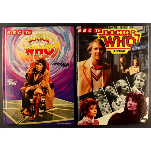 50 - DR WHO - ANNUALS 1968 - 2020. Comprising of 1968, 1969, 1973, 1974, 1977, 1978, 1981, 1983, 1984, 19... 