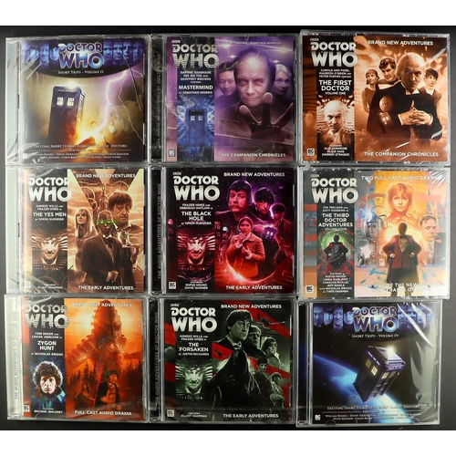 52 - DR WHO - AUDIO CDs INCLUDING SIGNED. Approximately 360 Cds - the majority still sealed. 4 signed CDs... 