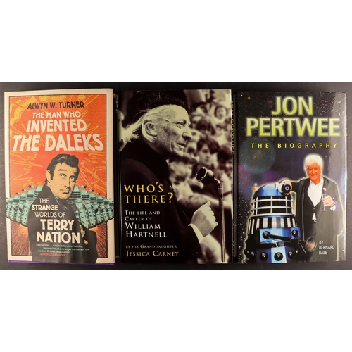 55 - DR WHO - BIOGRAPHIES AND AUTOBIOGRAPHIES. Includes Colin Baker (signed), Tom Baker (signed), Patrick... 