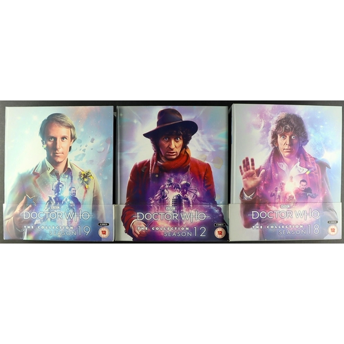 57 - DR WHO - BLU-RAY SEASON BOX-SETS. Comprising of season 10 (sealed), 12, 18, 19 and 23 sealed. Very g... 