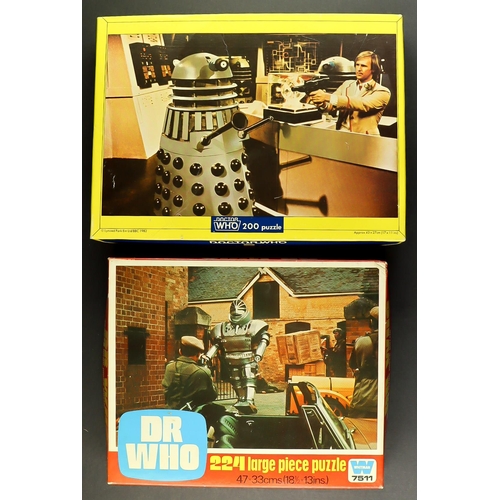 59 - DR WHO - BOARD GAMES AND PUZZLES. Includes 'Dr Who' by Strawberry Fayre, Monopoly - Dr Who ed (seale... 