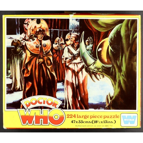 59 - DR WHO - BOARD GAMES AND PUZZLES. Includes 'Dr Who' by Strawberry Fayre, Monopoly - Dr Who ed (seale... 